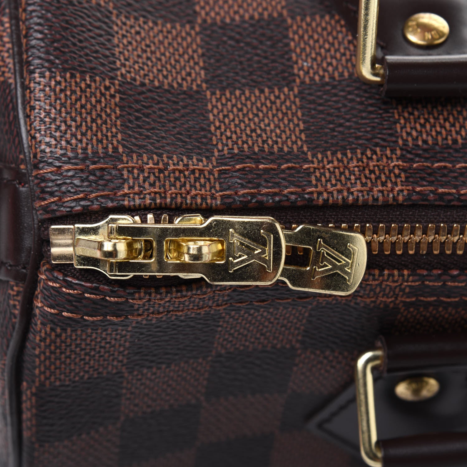 Louis Vuitton Damier Ebene Speedy Bandouliere 25 19 of 21