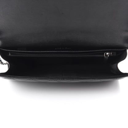 Chanel Lambskin Quilted Boy Wallet On Removable Chain WOC Black 6 of 13