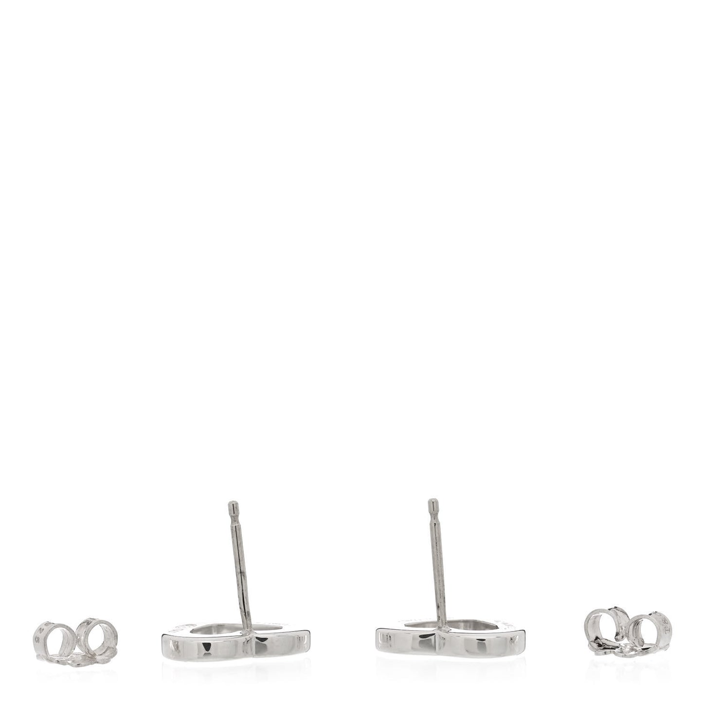 Sterling Silver Open Heart Earrings