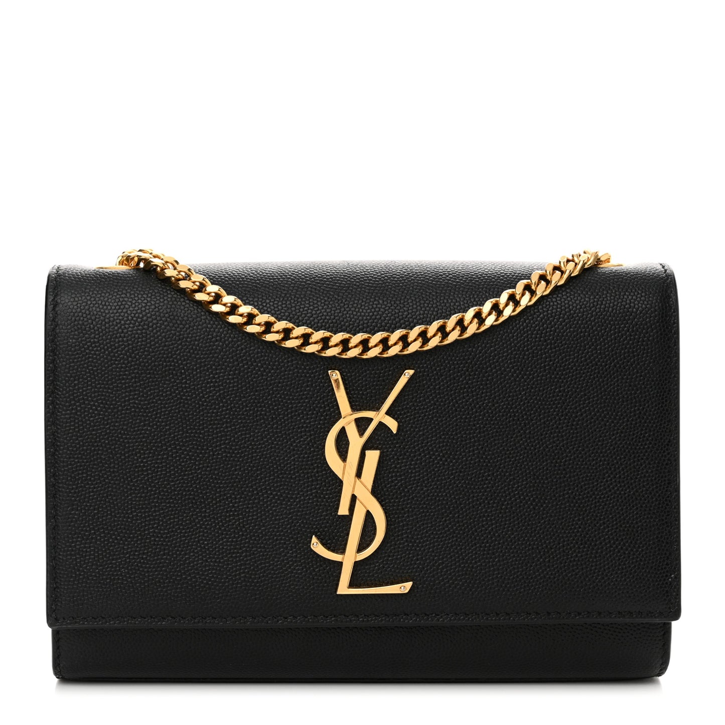 Grain De Poudre Small Monogram Kate Satchel Black