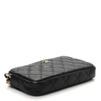 Chanel Caviar Quilted Small Clutch With Chain Black 4 of 8