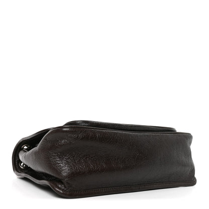 Saint Laurent Crinkled Calfskin Matelasse Monogram Medium Niki Chain Satchel Moka 4 of 10