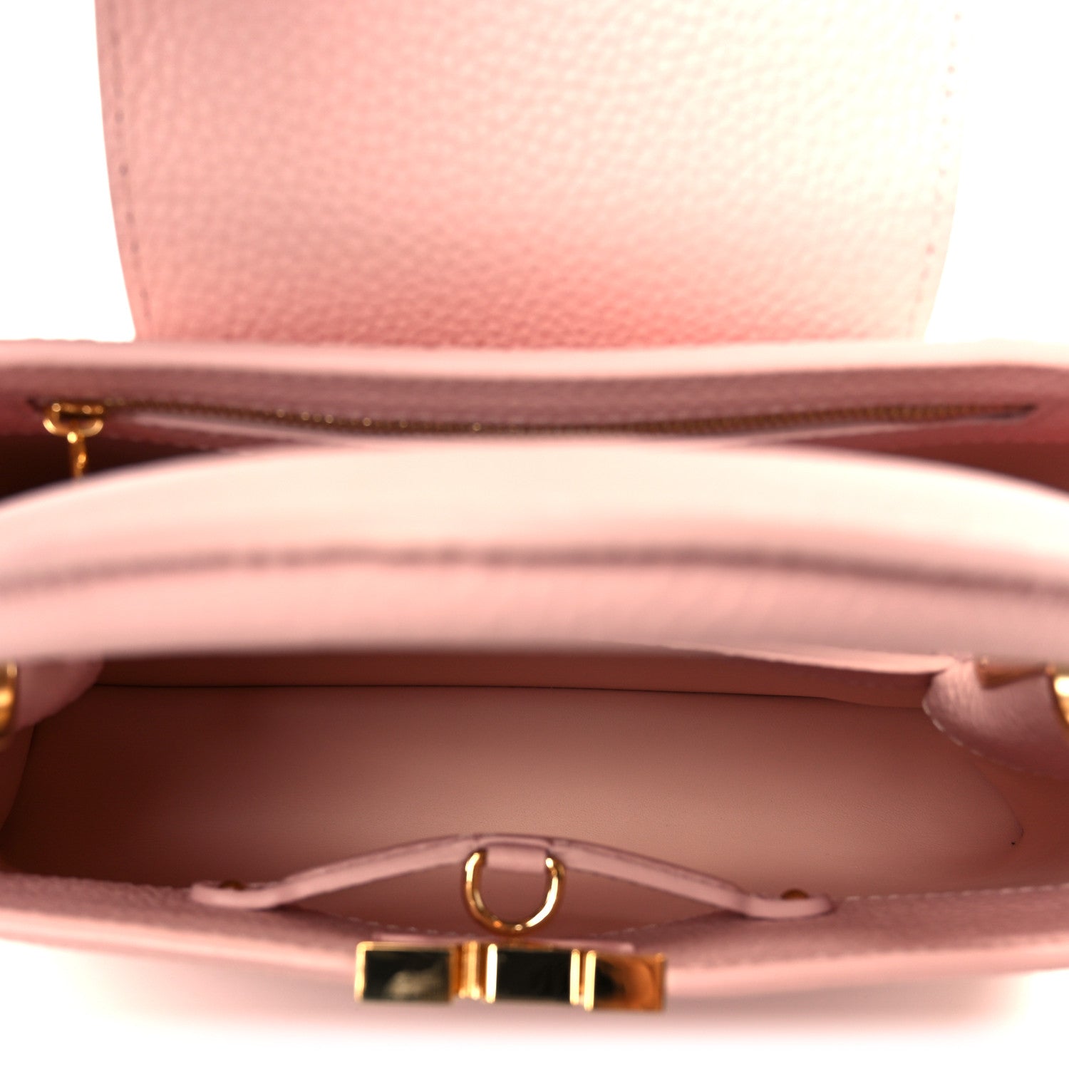 Louis Vuitton Taurillon Capucines BB Rose Jasmin 6 of 10