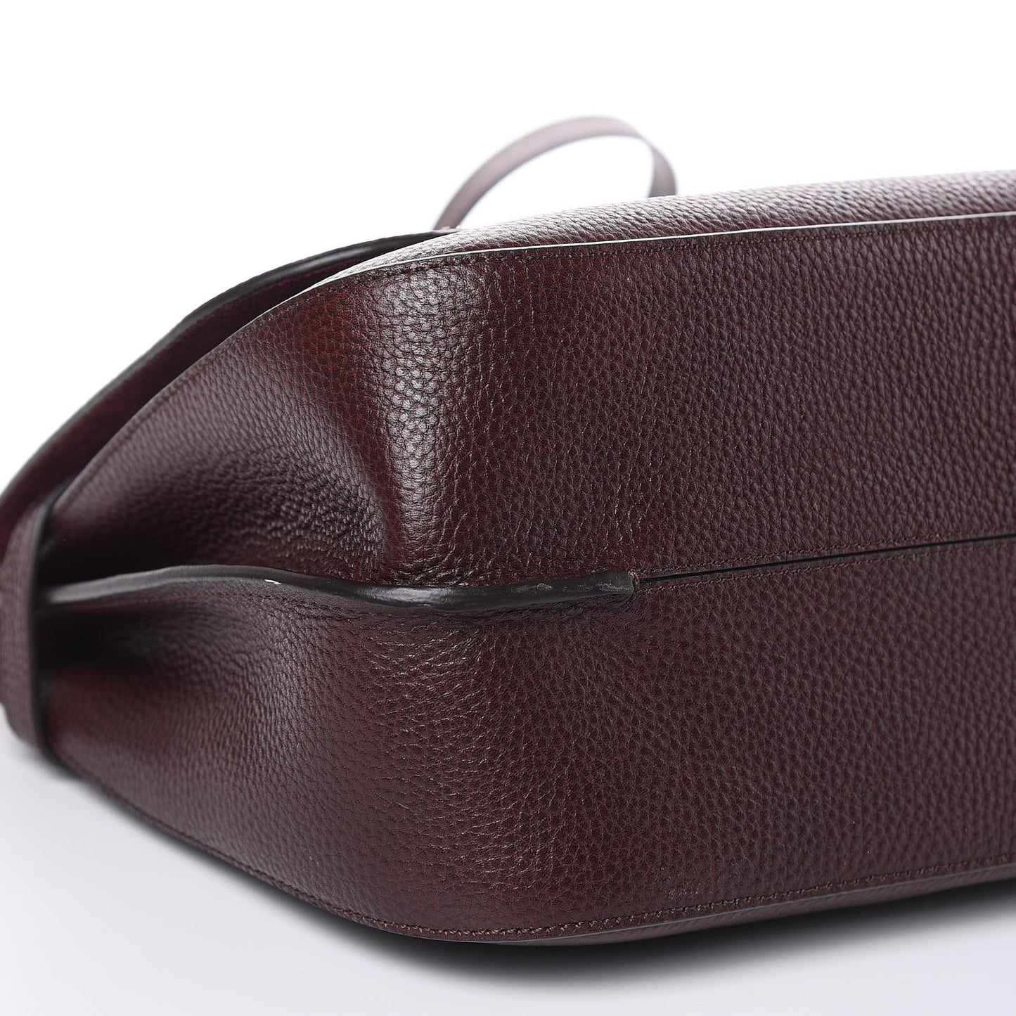 Natural Grain Leather Amberley Satchel Oxblood