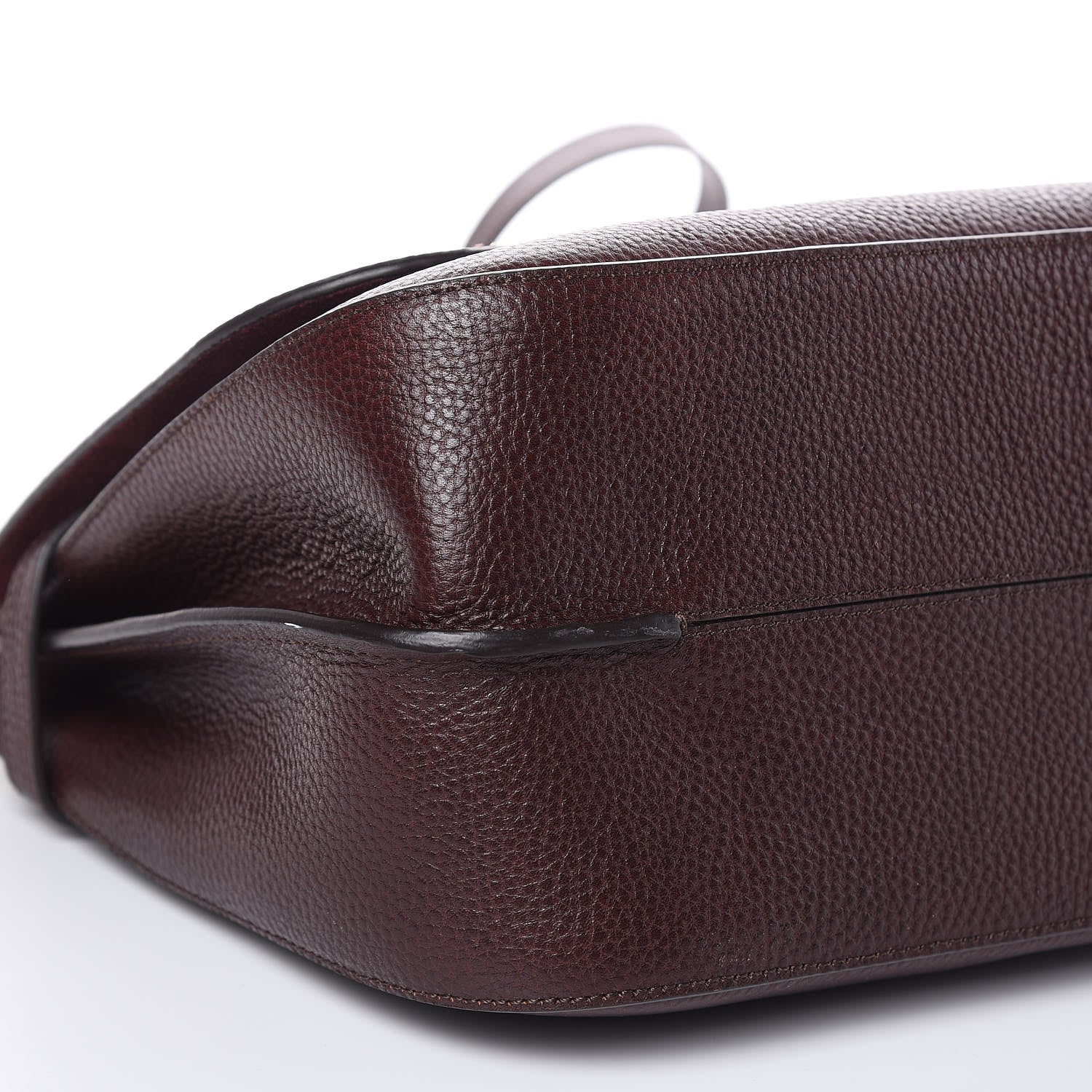 Mulberry Natural Grain Leather Amberley Satchel Oxblood 7 of 10
