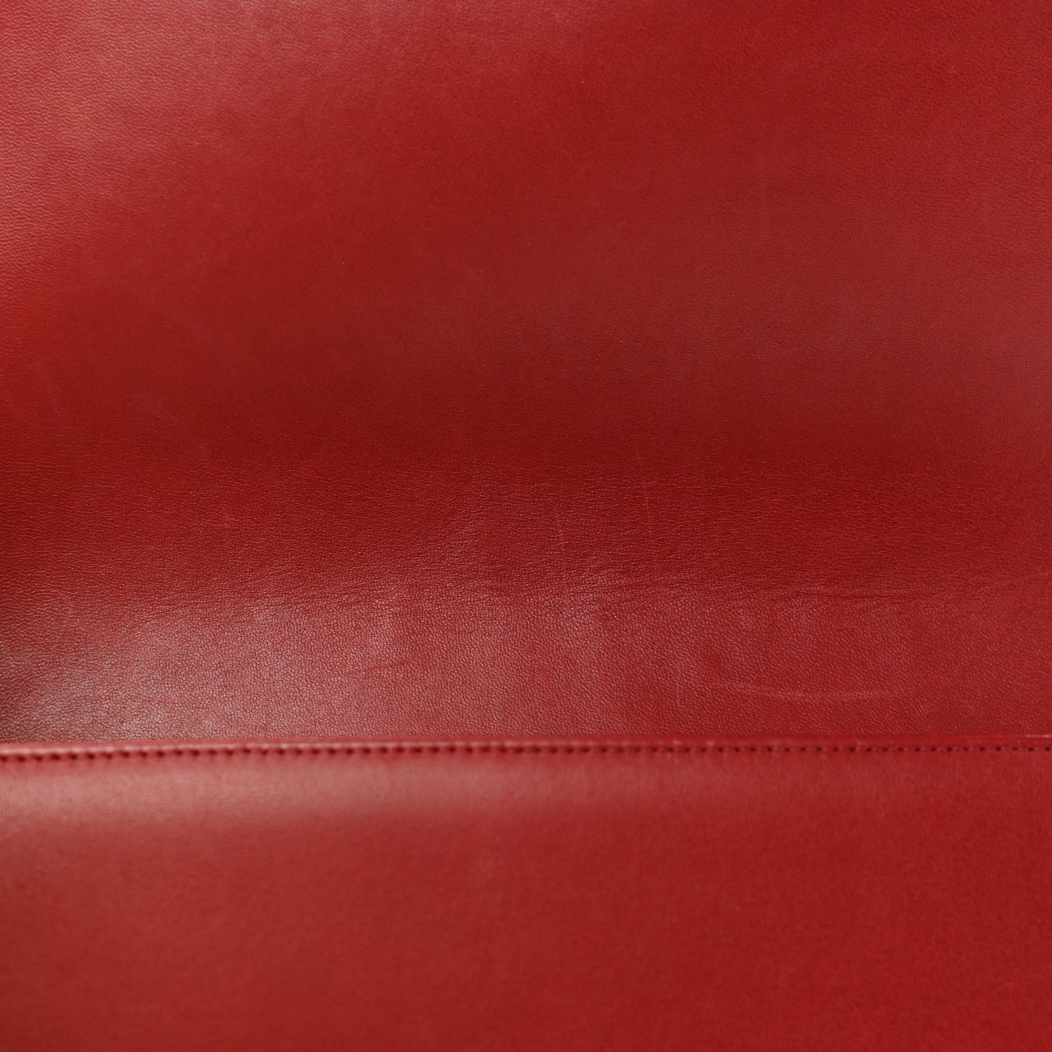 Chanel Lambskin Quilted Boy Flap Clutch Red 8 of 8