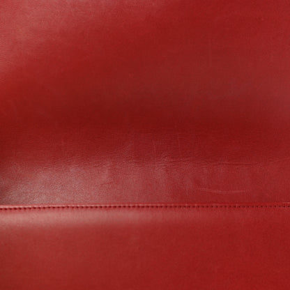 Chanel Lambskin Quilted Boy Flap Clutch Red 8 of 8