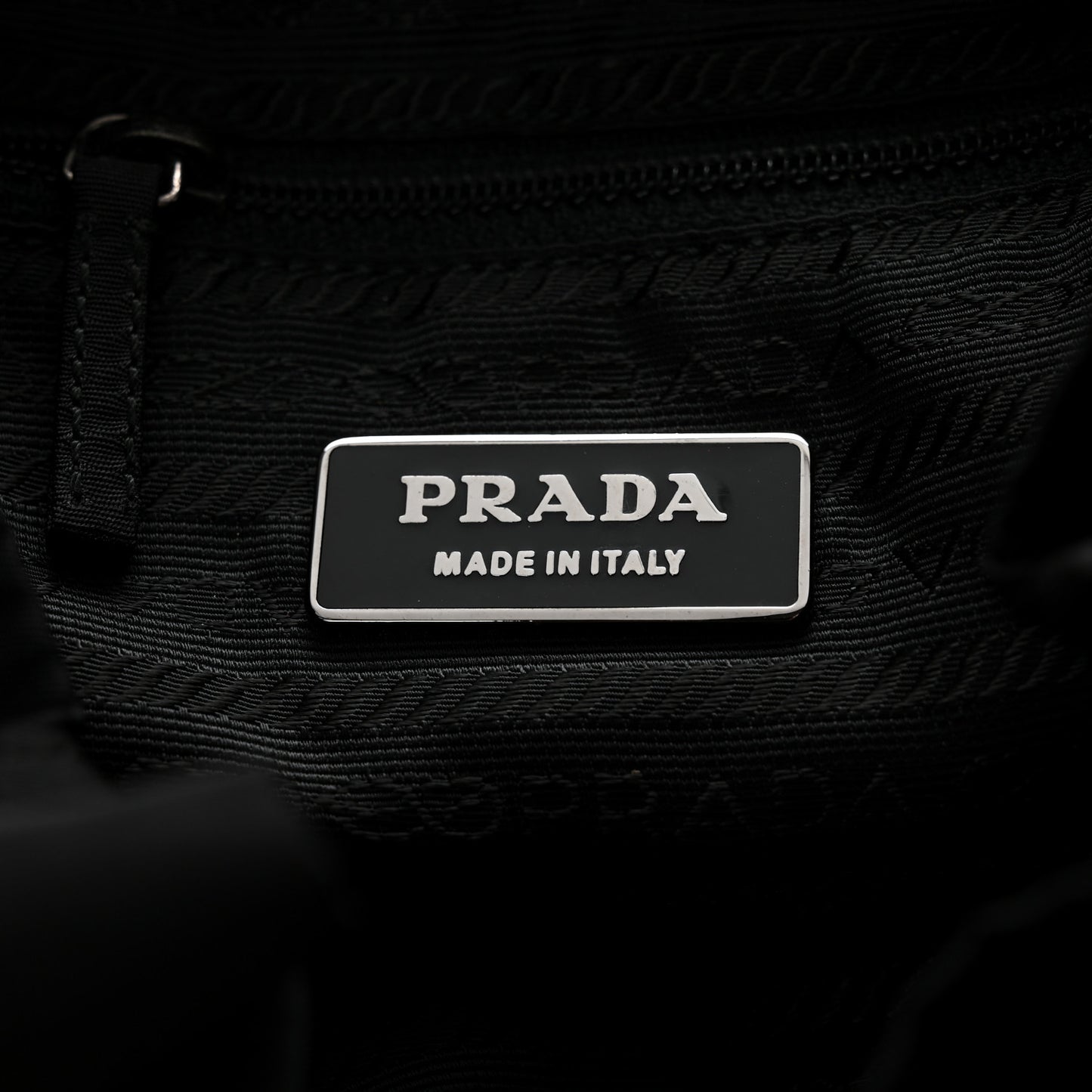 Nylon Vela Large Backpack Black