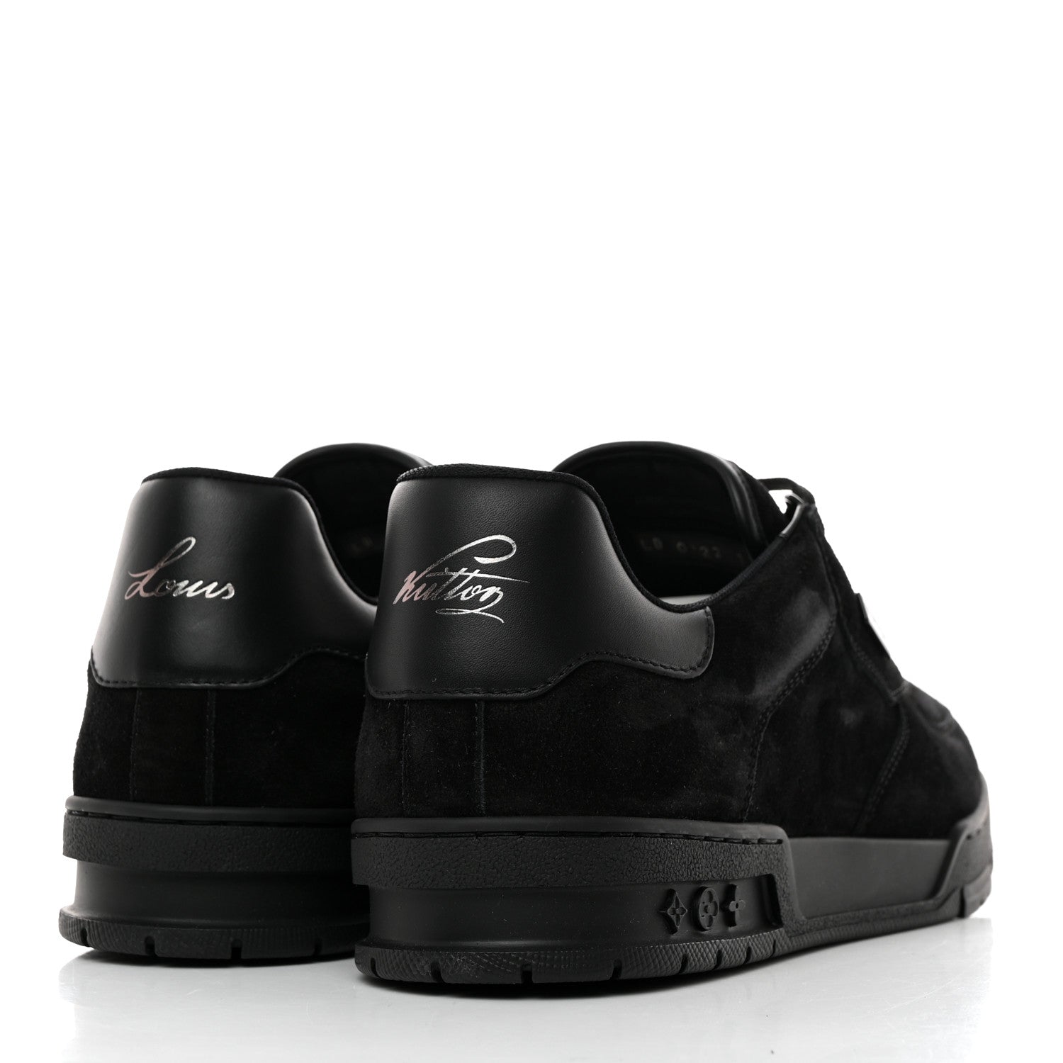 Louis Vuitton Suede Uniform Sneakers 11.5 Black 4 of 8