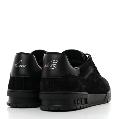 Louis Vuitton Suede Uniform Sneakers 11.5 Black 4 of 8