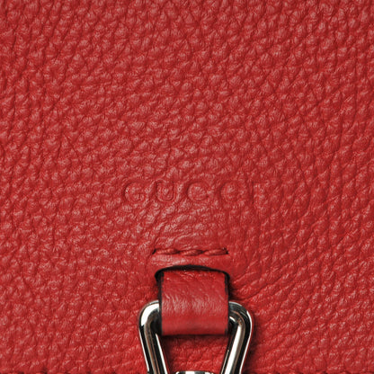 Gucci Grand Prix Calfskin Jackie Convertible Shoulder Bag Hibiscus Red 9 of 10