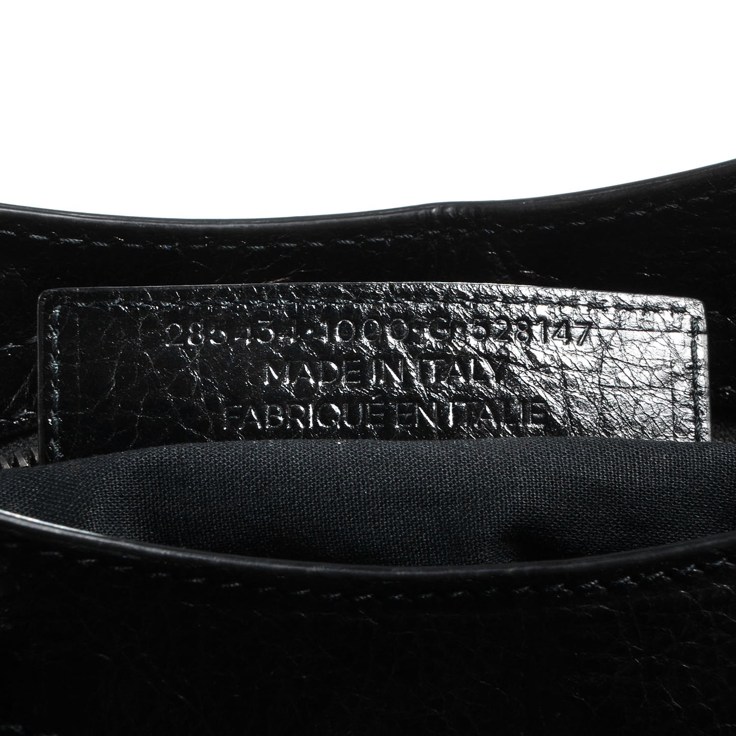 Agneau Giant 12 Silver Hardware Town Black