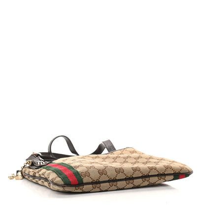 Gucci Monogram Web Jolicoeur Charms Messenger Dark Brown 4 of 11