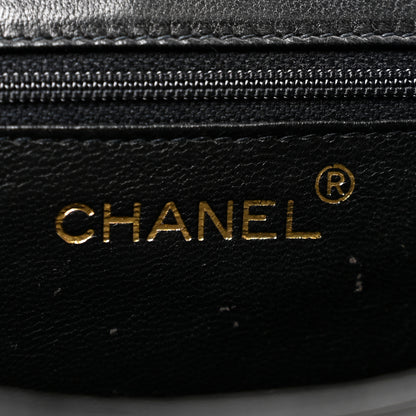 Chanel Lambskin Quilted CC Small Single Flap Black 6 of 14
