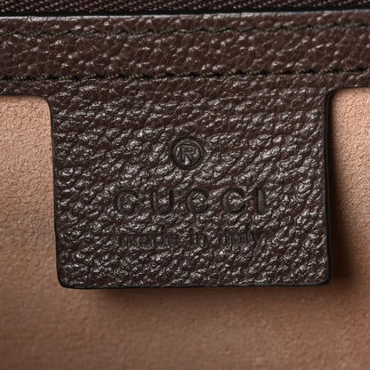 Gucci GG Supreme Monogram Web Small Ophidia Flap Messenger Bag Brown 5 of 9