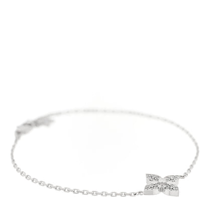 Louis Vuitton 18K White Gold Diamond Star Blossom Bracelet 1 of 3