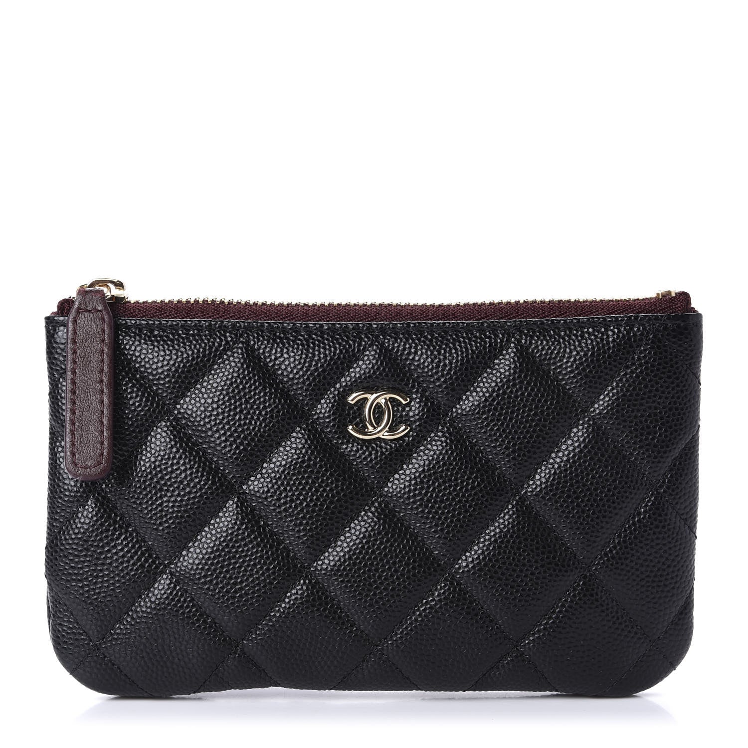 Chanel Caviar Quilted Small Cosmetic Case Black 1 of 10