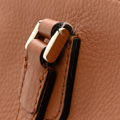 Gucci Calfskin Large Label Tote Brown 11 of 14