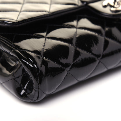 Chanel Patent Quilted Clutch with Chain Flap Black 6 of 12