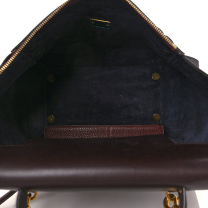 Celine Goatskin Smooth Calfskin Mini Belt Bag Burgundy 5 of 7