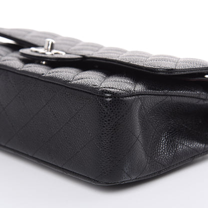 Chanel Caviar Quilted Medium Double Flap Black 9 of 11