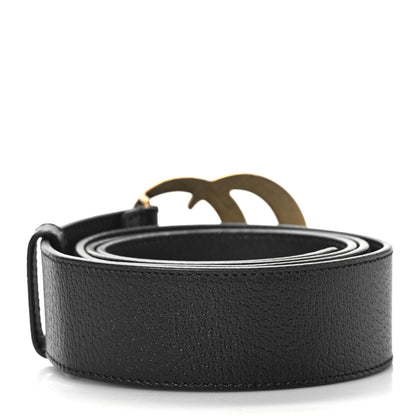 Gucci Textured Calfskin Double G 40mm Belt 105 42 Black 2 of 5
