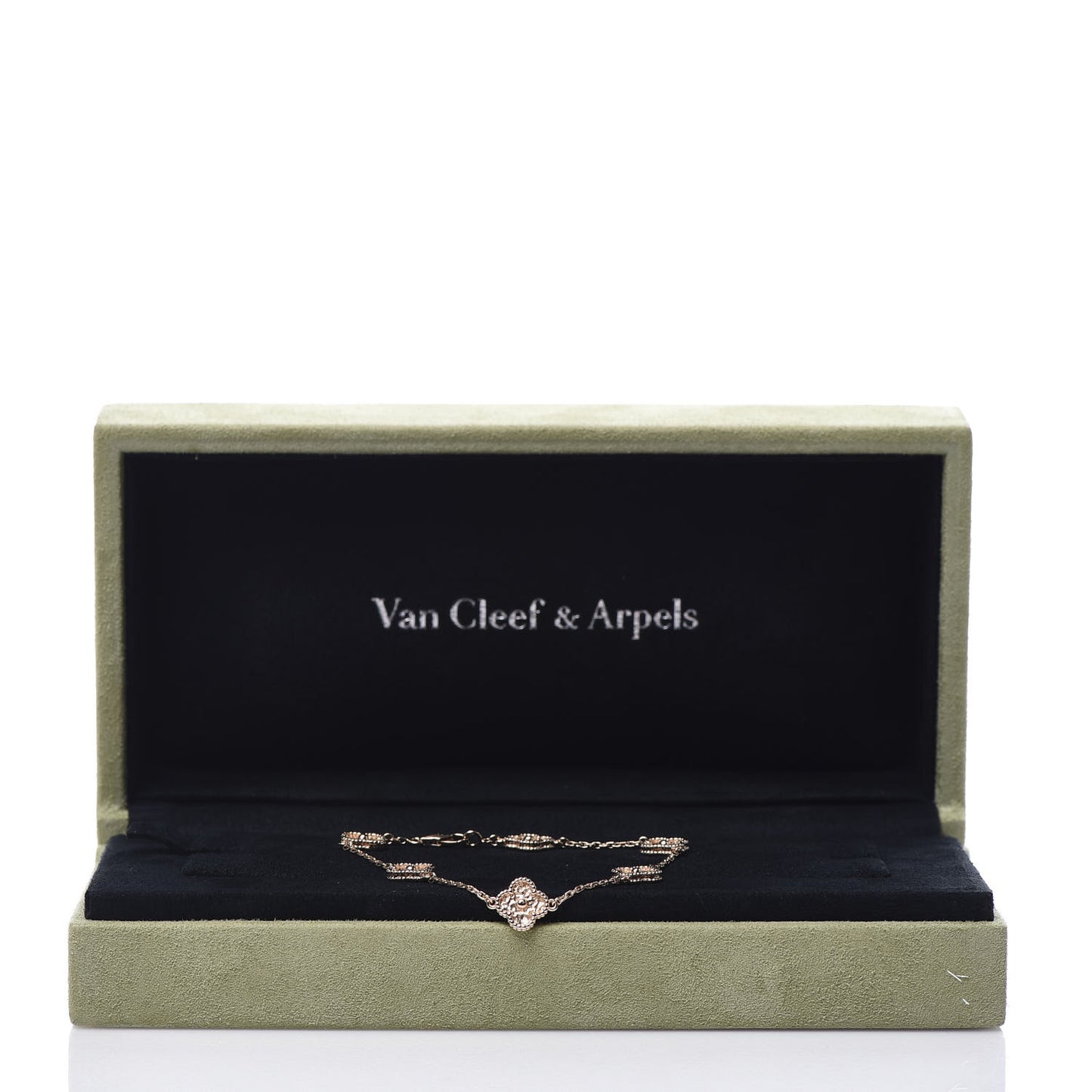 18K Rose Gold 6 Motifs Sweet Alhambra Bracelet