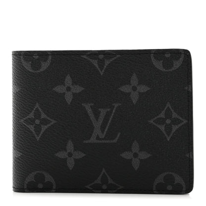 Louis Vuitton Monogram Eclipse Slender Wallet 1 of 7