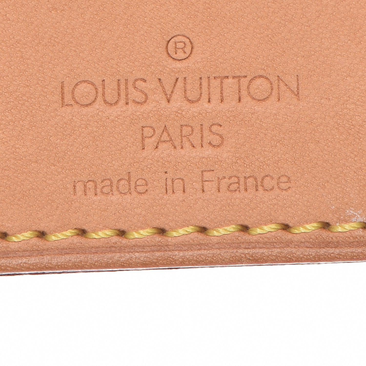 Louis Vuitton Vachetta Luggage Tag 3 of 6