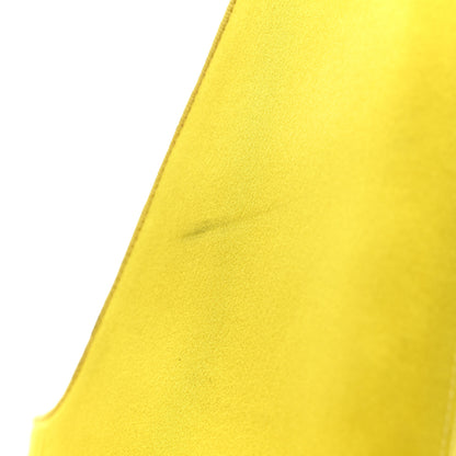 Christian Louboutin Satin Morgan Fleur 70 Over The Knee Boots 42 Yellow 11 of 12