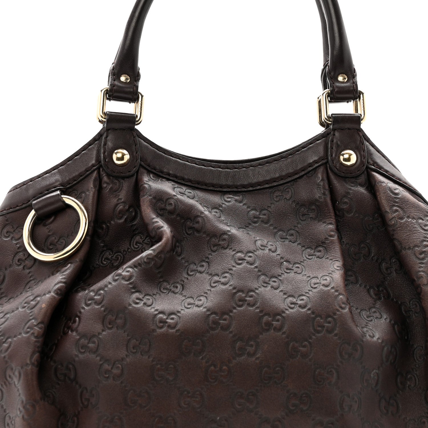 Gucci Guccissima Medium Sukey Tote Chocolate 8 of 17