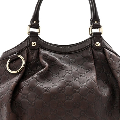 Gucci Guccissima Medium Sukey Tote Chocolate 8 of 17