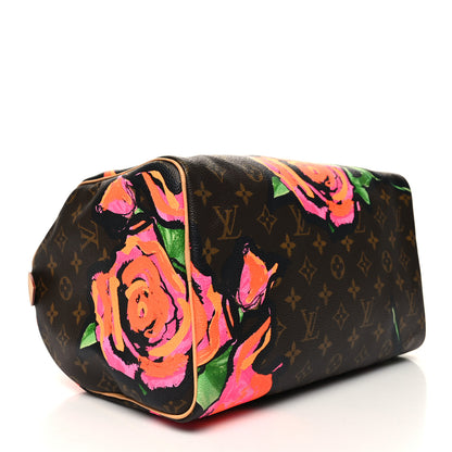Louis Vuitton Monogram Roses Speedy 30 4 of 11