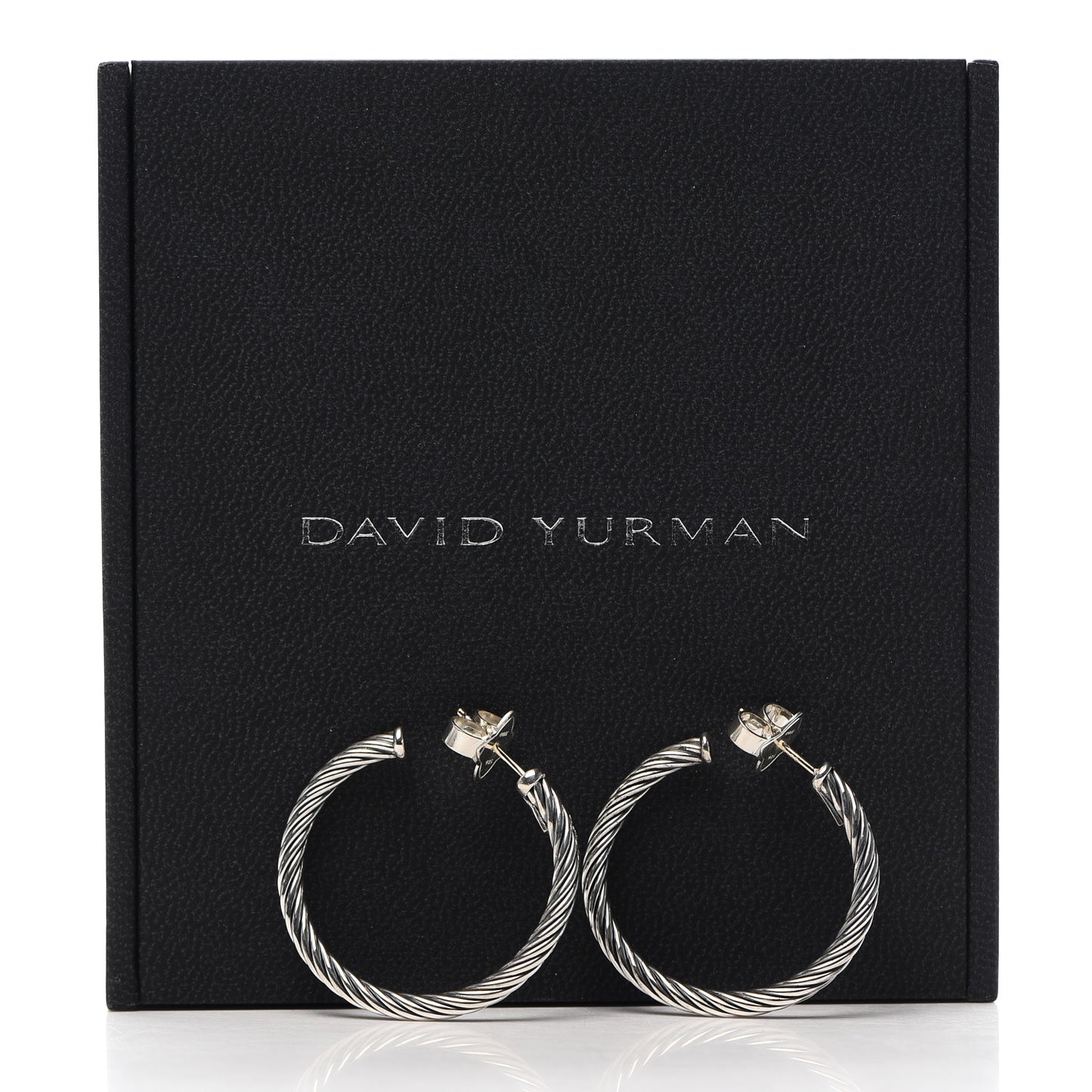 Sterling Silver Small Cable Classics Hoop Earrings