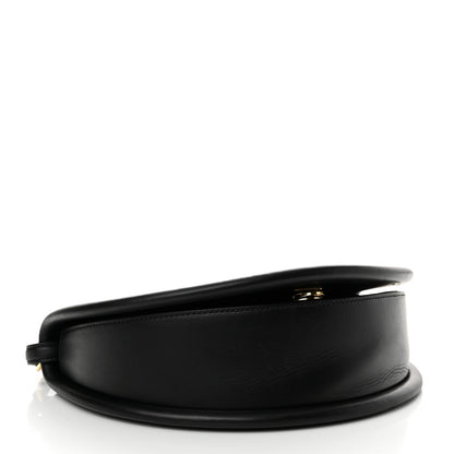 Salvatore Ferragamo Calfskin Aura Shoulder Bag Black 4 of 15
