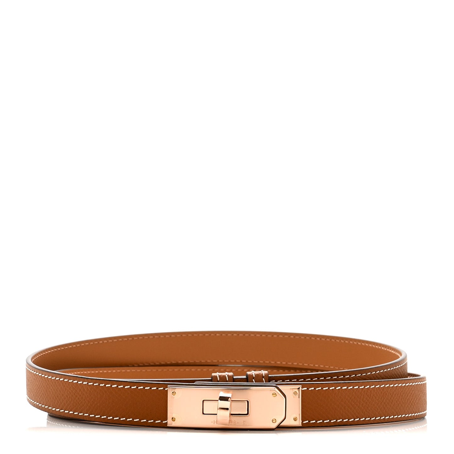 Epsom Kelly Belt Gold