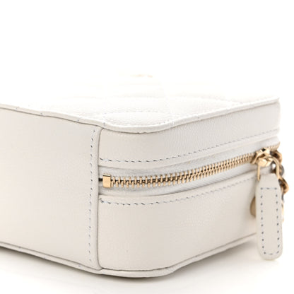 Chanel Caviar Quilted Camera Bag White 8 of 11