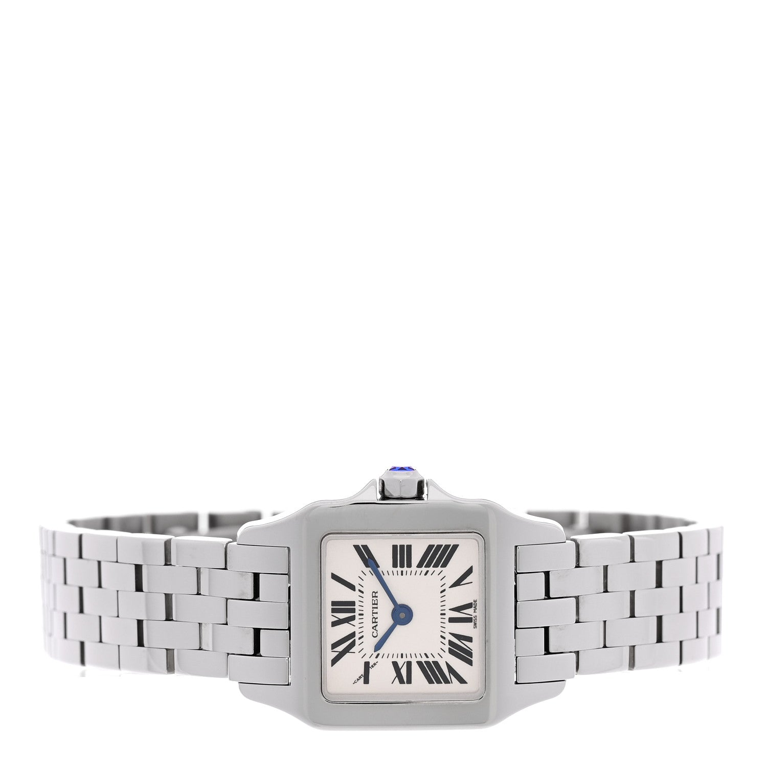 Cartier Stainless Steel 20mm Santos Demoiselle Quartz Watch 2 of 5