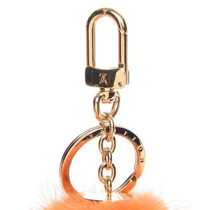 Louis Vuitton Mink Fluo Bubble Bag Charm Key Holder Orange 3 of 5