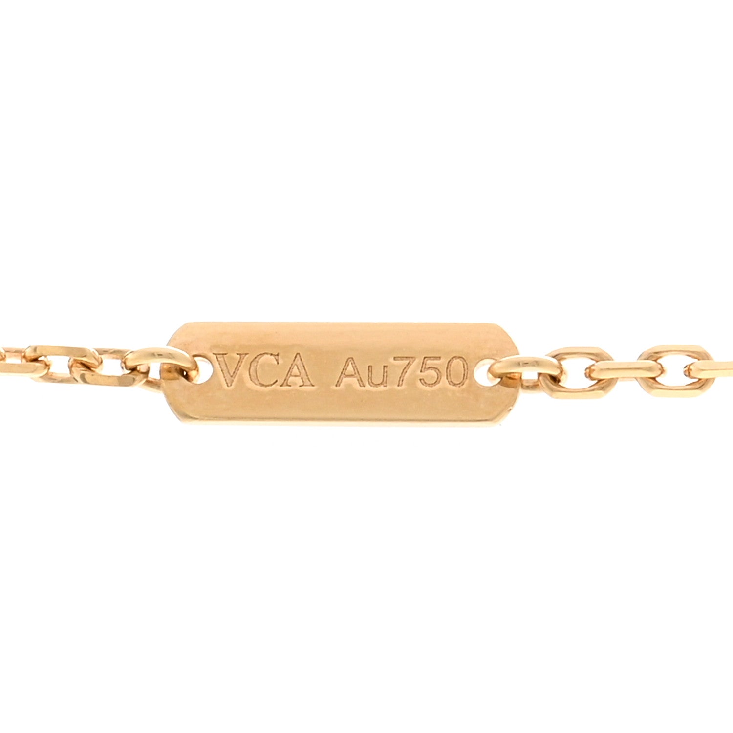 Van Cleef & Arpels 18K Yellow Gold Diamond Large Frivole Pendant Necklace 4 of 6
