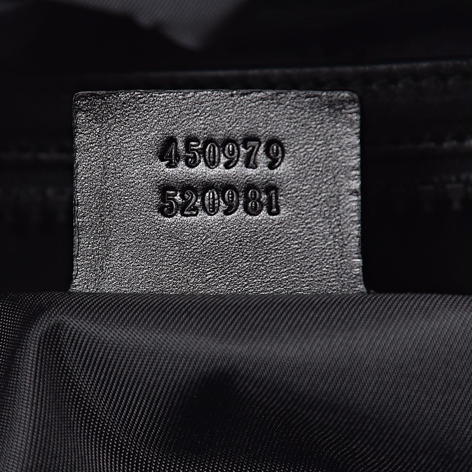 Gucci Techno Canvas Web L'Aveugle Par Amour Embroidered Drawstring Backpack Black 8 of 10