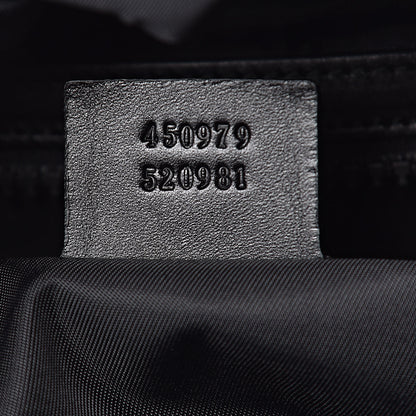 Gucci Techno Canvas Web L'Aveugle Par Amour Embroidered Drawstring Backpack Black 8 of 10