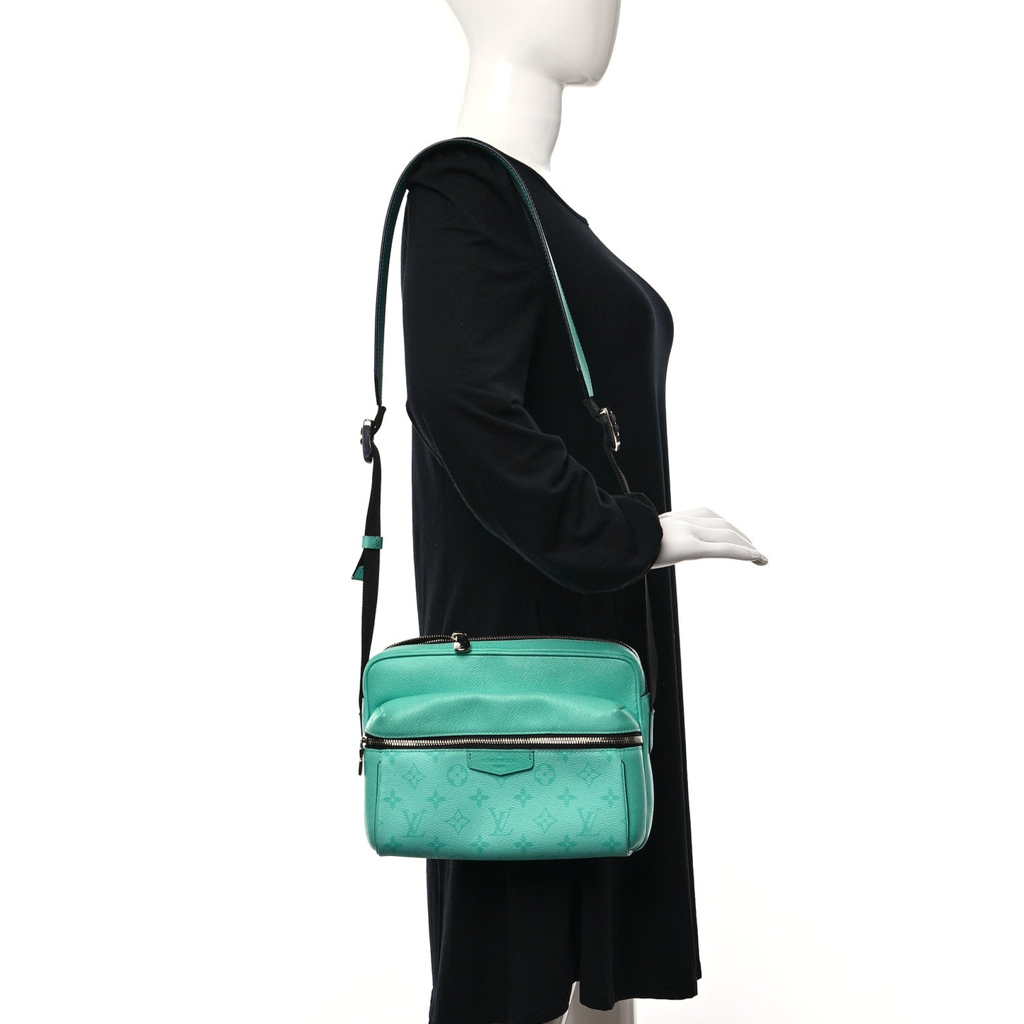 Taiga Monogram Outdoor Messenger Miami Green
