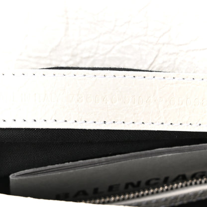 Balenciaga Agneau Arena Small Neo Cagole City Handbag Optic White 8 of 12