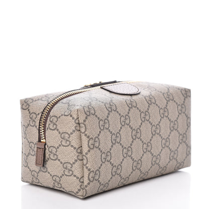 Gucci Soft GG Supreme Monogram Calfskin Medium Ophidia Cosmetic Case Beige Ebony New Acero 3 of 8