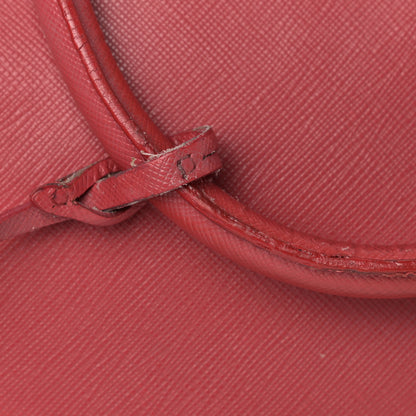 Prada Saffiano Lux Large Tote Fuoco 18 of 20