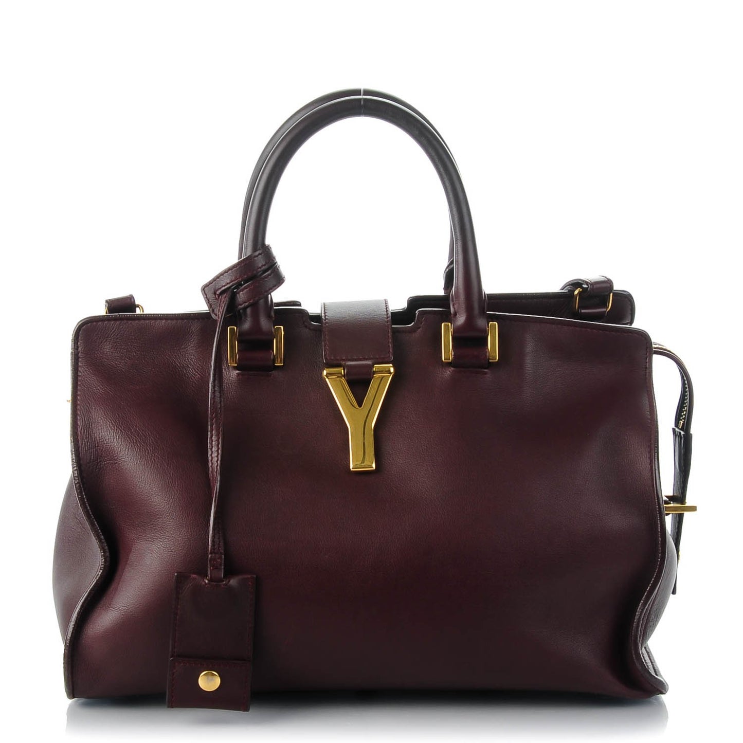 Calfskin Small Classic Y Cabas Bordeaux