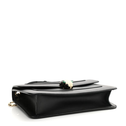 Bulgari Calfskin Serpenti Forever Crossbody Black 4 of 10
