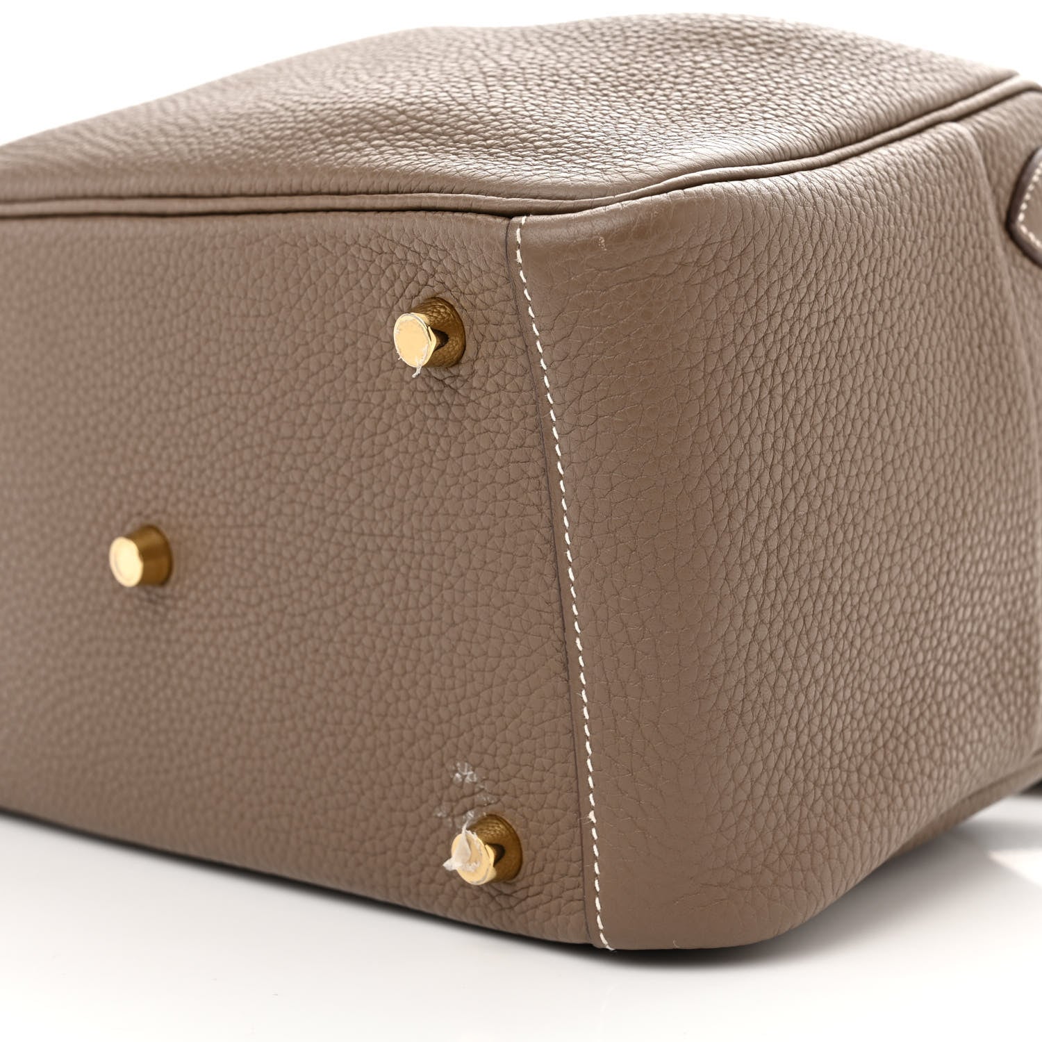 Hermes Taurillon Clemence Lindy 26 Etoupe 9 of 10