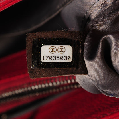 Chanel Caviar Quilted Grand Shopping Tote GST Red 7 of 7
